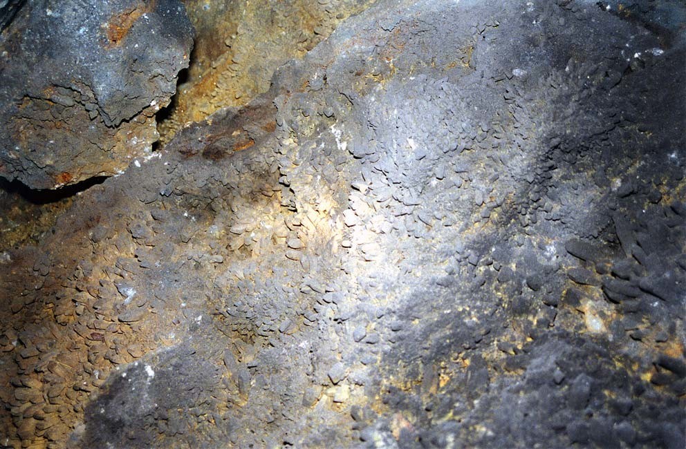 Quarz in einem hydrothermalen Erzgang