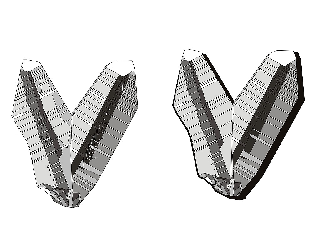 Quarz, Belowda-Beacon Zwilling