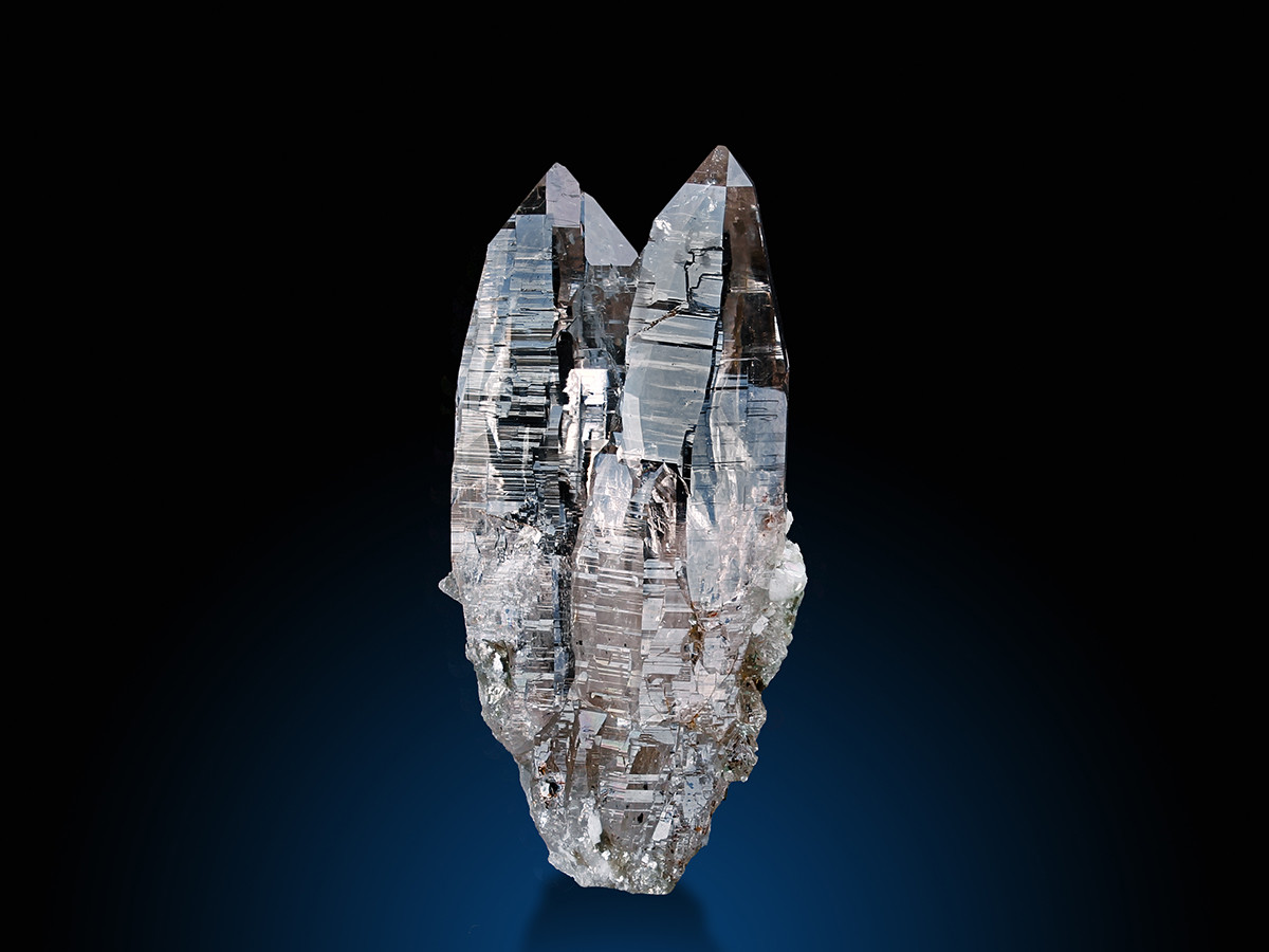 Parallel verwachsene Quarze