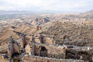 Spanien/Andalusien (Andalucía)/Almería, Provinz/Levante Almeriense, Comarca/Cuevas de Almanzora, Municipio/Los Lobos/Ruine von Aguilas (Edificio de La Compania de Aguilas)