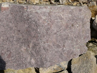 Deutschland/Baden-Württemberg/Karlsruhe, Bezirk/Rhein-Neckar-Kreis/Dossenheim/Quarzporphyrbruch (Steinbruch Vatter)