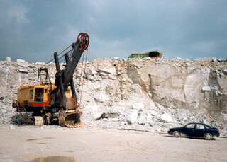 Deutschland/Thüringen/Nordhausen, Landkreis/Nordhausen/Salza/Steinbruch am Kohnstein