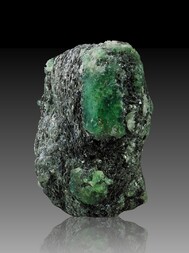 Russland/Ural, Föderationskreis/Swerdlowsk (Sverdlovskaya, Sverdlovsk), Oblast/Jekaterinburg/Malysheva/Mariinskoye Smaragd-Lagerstätte