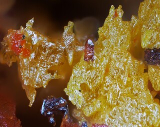 China/Hunan, Provinz/Changde, Präfektur/Shimen, Kreis/Jiepaiyu As-Lagerstätte/Jiepaiyu Mine (Shimen Mine; Realgar Mine)