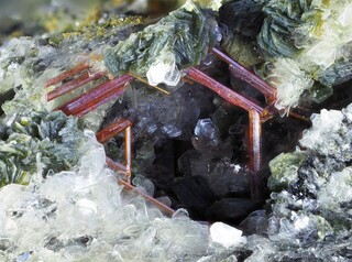 Schweiz/Wallis, Kanton/Goms, Bezirk/Binntal/Binn/Giessen/Calcitkluft an der Binna