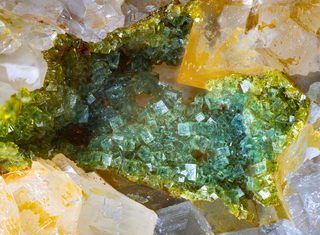 Frankreich/Auvergne-Rhône-Alpes, Région/Allier, Département/Montluçon, Arrondissement/Echassières/Les Montmins (Sainte Barbe filon)