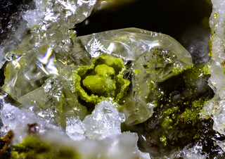 Frankreich/Auvergne-Rhône-Alpes, Région/Allier, Département/Montluçon, Arrondissement/Echassières/Les Montmins (Sainte Barbe filon)