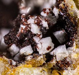 Frankreich/Auvergne-Rhône-Alpes, Région/Allier, Département/Montluçon, Arrondissement/Echassières/Les Montmins (Sainte Barbe filon)